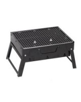 Portable Barbecue Charcoal Grill Briefcase Style Heavy Duty
